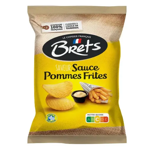 BRET S CHIPS POTATOE FRIES 125g