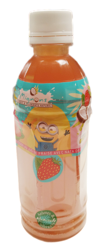 Minions Jus de Fraise avec Nata de Coco 350ml