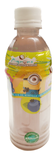 Minions Jus de Myrtille avec Nata de Coco 350ml  