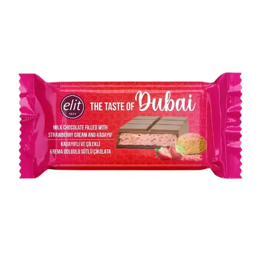 Chocolat de Dubaï Fraise 90gr
