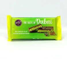 Chocolat de Dubaï - pistache 90gr 