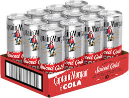  Captain morgan & cola 12x25cl